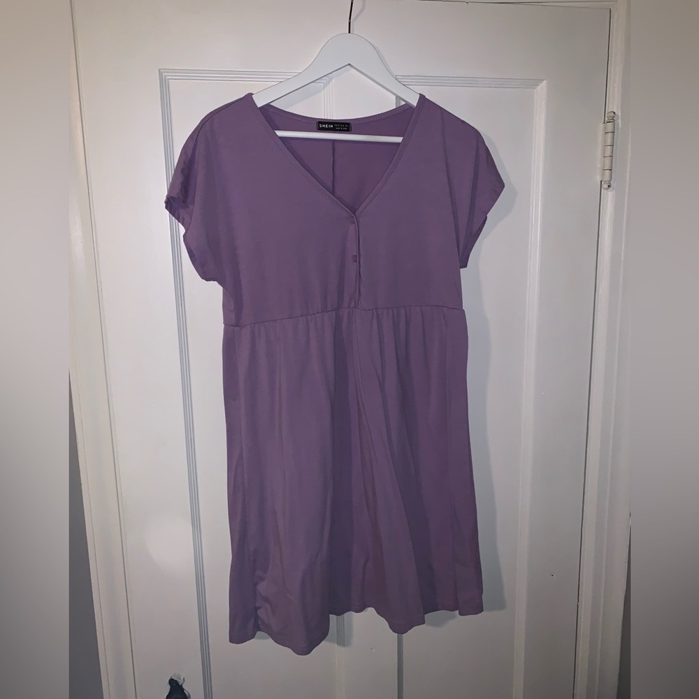 purple dress size medium